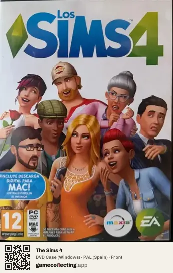 The Sims 4 Computer, Spain box front