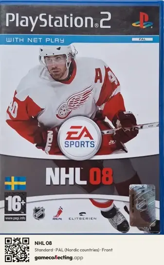NHL 08 PlayStation 2, Nordic countries box front