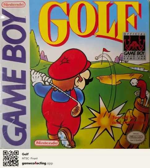 Golf Game Boy, NTSC box front