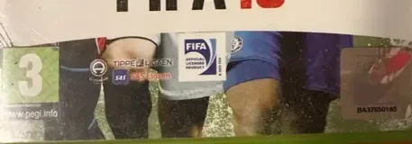 FIFA 10, the PEGI square on its front