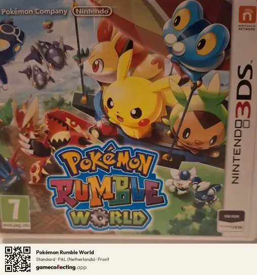 Pokémon Rumble World Nintendo 3DS, Netherlands box front