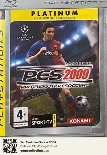 Pro Evolution Soccer 2009 PlayStation 3, Portugal box front