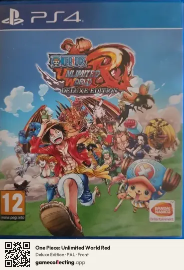 One Piece: Unlimited World Red PlayStation 4, PAL box front