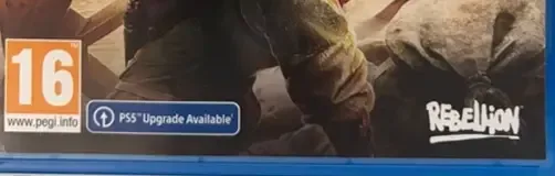 Sniper Elite 5, the PEGI square on its front