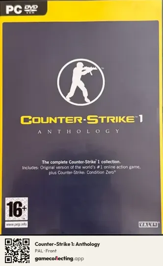 Counter-Strike 1: Anthology Computer, PAL box front