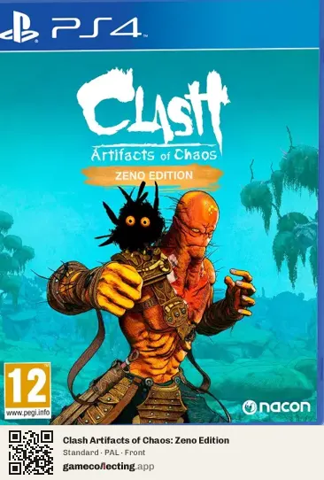 Clash Artifacts of Chaos: Zeno Edition PlayStation 4, PAL box front