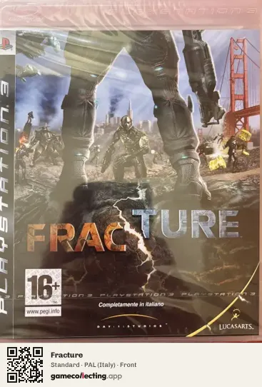 Fracture PlayStation 3, Italy box front