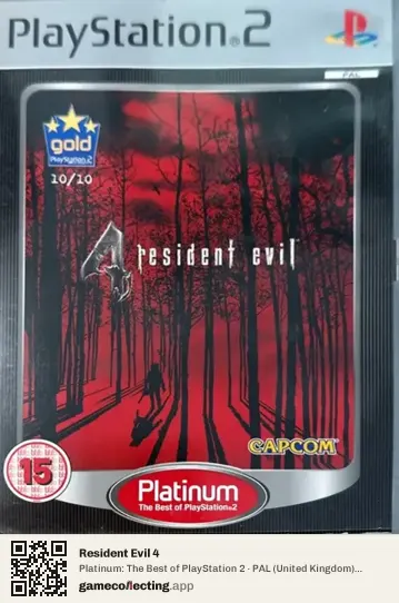 Resident Evil 4 PlayStation 2, United Kingdom box front