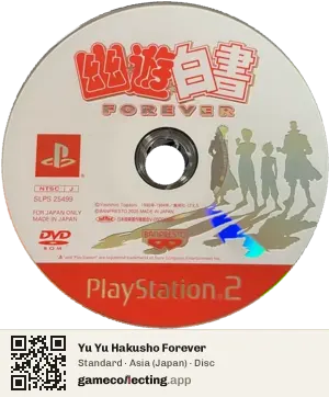 Yu Yu Hakusho Forever PlayStation 2, Asia disc