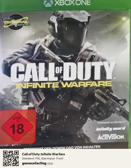 Call of Duty: Infinite Warfare Xbox One, Germany box front