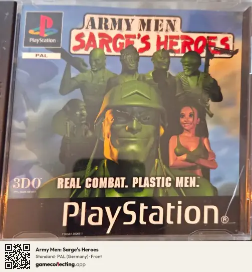 Army Men: Sarge's Heroes PlayStation, Germany box front