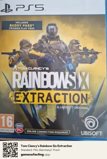 Tom Clancy's Rainbow Six Extraction PlayStation 5, Germany box front