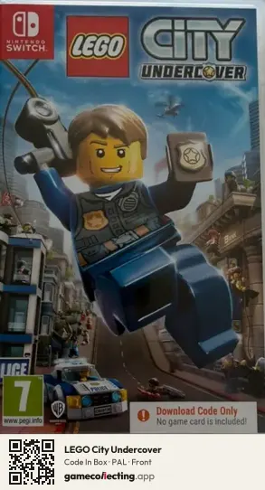 LEGO City Undercover Nintendo Switch, PAL box front