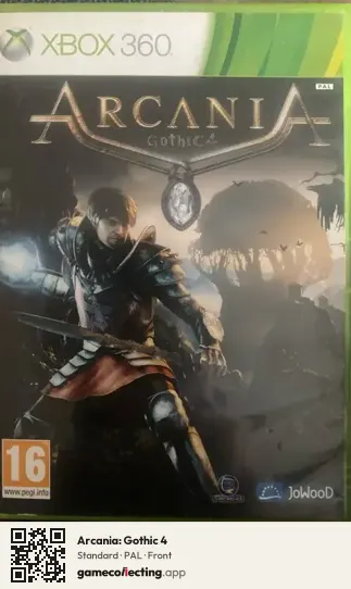 Arcania: Gothic 4 Xbox 360, PAL box front