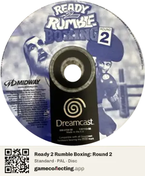 Ready 2 Rumble Boxing: Round 2 Sega Dreamcast, PAL disc