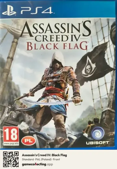 Assassin's Creed IV: Black Flag PlayStation 4, Poland box front