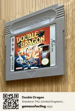Double Dragon Game Boy, PAL cartridge label