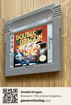 Double Dragon Game Boy, PAL cartridge label