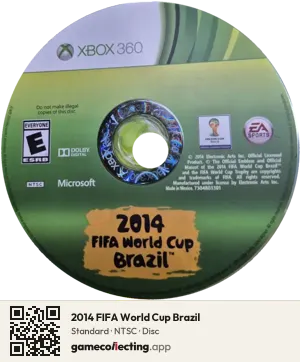 2014 FIFA World Cup Brazil Xbox 360, NTSC disc