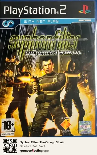 Syphon Filter: The Omega Strain PlayStation 2, PAL box front