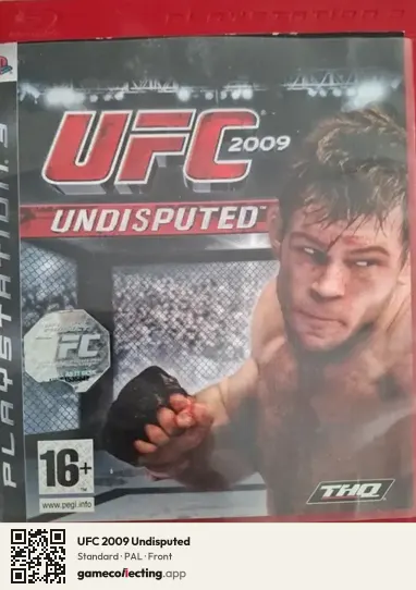 UFC 2009 Undisputed PlayStation 3, PAL box front