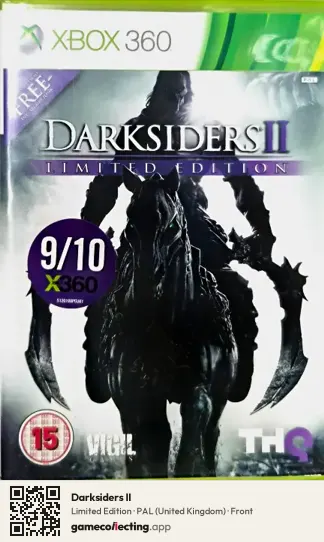 Darksiders II Xbox 360, United Kingdom box front