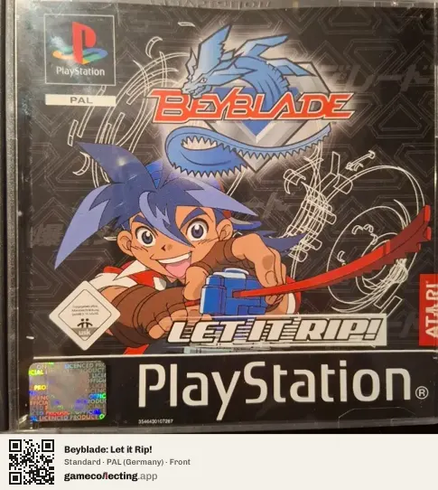 Beyblade: Let it Rip! PlayStation, Germany box front