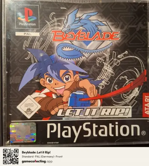 Beyblade: Let it Rip! PlayStation, Germany box front