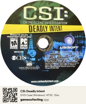CSI: Deadly Intent Computer, NTSC disc