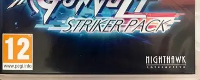 Azure Striker Gunvolt: Striker Pack, the USK square on its front