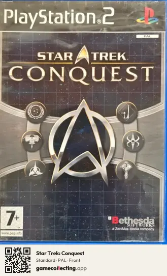 Star Trek: Conquest PlayStation 2, PAL box front