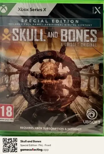 Skull and Bones Xbox Series X, PAL box front