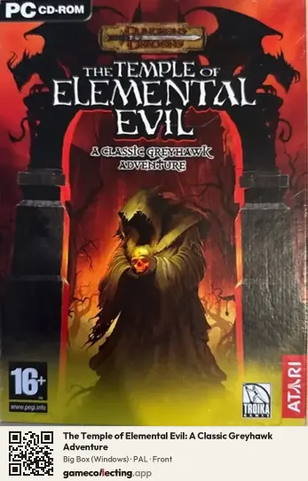 The Temple of Elemental Evil: A Classic Greyhawk Adventure Computer, PAL box front