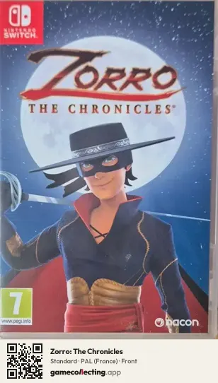 Zorro: The Chronicles Nintendo Switch, France box front
