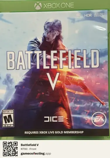 Battlefield V Xbox One, NTSC box front