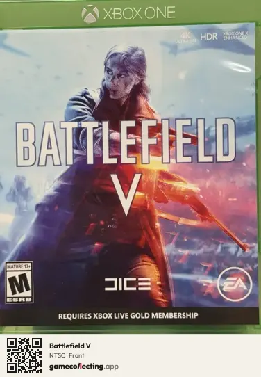 Battlefield V Xbox One, NTSC box front
