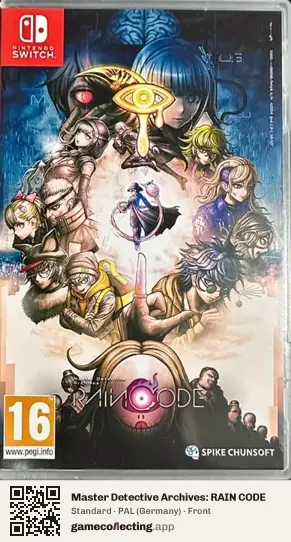 Master Detective Archives: RAIN CODE Nintendo Switch, Germany box front