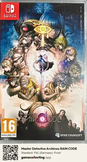 Master Detective Archives: RAIN CODE Nintendo Switch, Germany box front