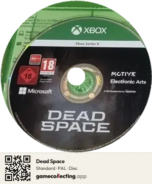 Dead Space Xbox Series X, PAL disc