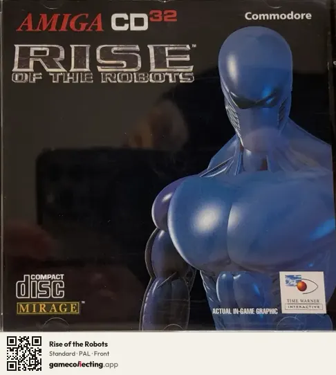 Rise of the Robots Amiga CD32, PAL box front