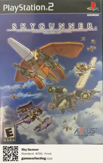 Sky Gunner PlayStation 2, NTSC box front
