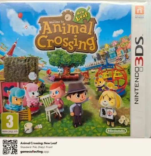 Animal Crossing: New Leaf Nintendo 3DS, Italy box front