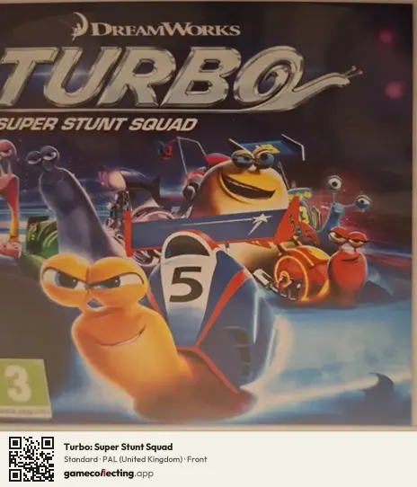 Turbo: Super Stunt Squad Nintendo 3DS, United Kingdom box front