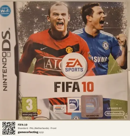 FIFA 10 Nintendo DS, Netherlands box front