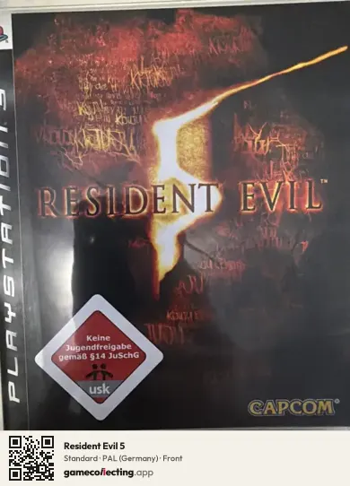 Resident Evil 5 PlayStation 3, Germany box front