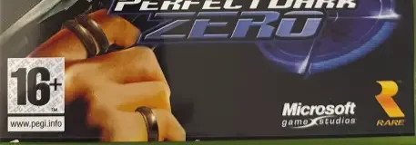 Perfect Dark Zero, the PEGI square on its front