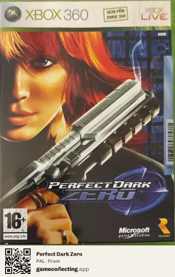 Perfect Dark Zero Xbox 360, PAL box front