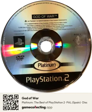God of War PlayStation 2, PAL disc