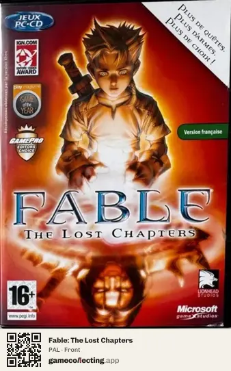 Fable: The Lost Chapters Computer, PAL box front