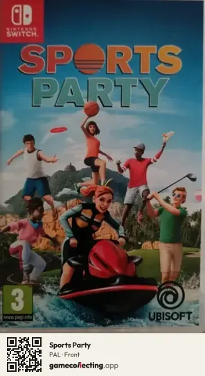 Sports Party Nintendo Switch, PAL box front